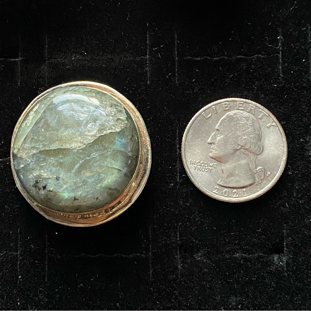 Statement Labradorite Cocktail Ring - image 7